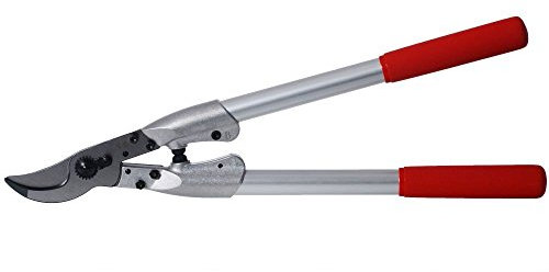 FELCO 11510053 - Sécateur à 2 Mains en Aluminium Coupe de la Sangle Jusqu'à 35 mm 210a-50, Argent/Rouge, 50 cm