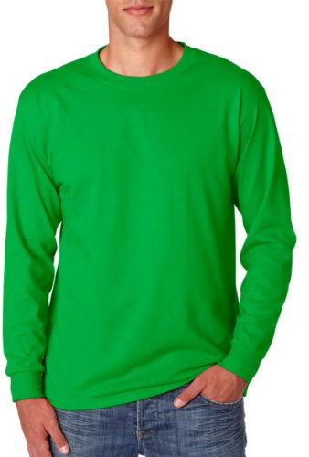 Jerzees 5.6 Oz., 50/50 Heavyweight Blend Long-Sleeve T-Shirt - Kelly - L