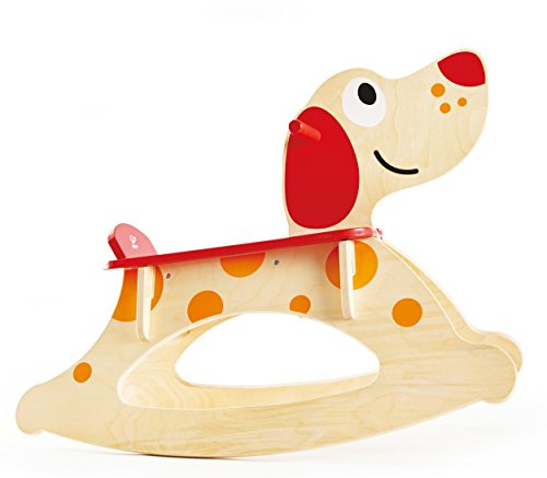 Hape HAP-E0103 Schaukel-Hund, speziell für Weihnachten