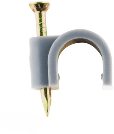 Lot de 100 crochets de fixation Ø10mm - Gris - Zenitech