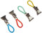 Wenko Gancio chiusura clip con occhiello - set di 4, Plastica, 1.7 x 5.3 x 1 cm, Multicolore