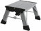 Krause 130327 Monto Klapptritt Treppy Alu, Silber, 5 Stufen