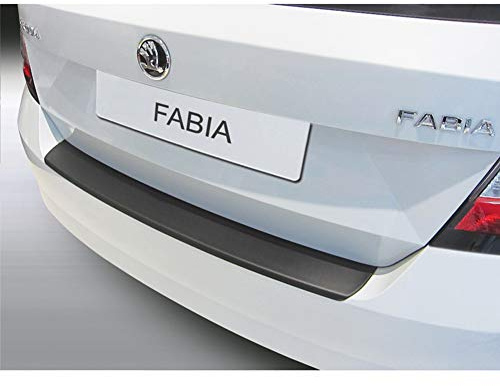 RGM ABS Heckstoßstangenschutz passgenau | kompatibel mit Skoda Fabia III 5 türer 11/2014-08/2021 Schwarz