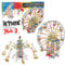 K'NEX 17035 Thrill Rides 3-in-1 Classic Amusement Park Building Set, 744 Piece Kids Building Set for Creative Play, Hours of Fun Making Three Fair Ground Rides, Suitable for Boys and Girls Aged 9+