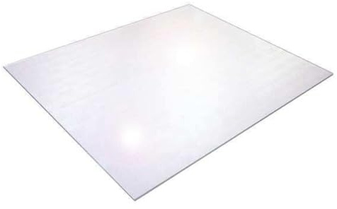 Floortex Chair Mat 48x53, Rectangular Shape, Clear, for Carpet FR1113423ER - 1 Each