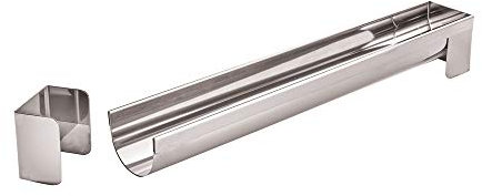 De Buyer Acciaio Inox Geoformes Stampo Allungato per Tronchetti, Lunghezza cm 30, 3206.04, Inossidabile