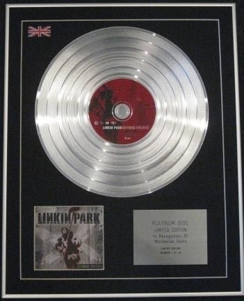 Linkin park Platin-CD, limitierte AuflagePlatinum disc-hybrid Theorie