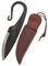Battle-Merchant Coltello vichingo forgiato a mano con fodero in pelle, coltello medievale