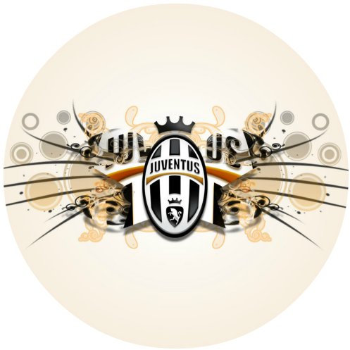 Tortenaufleger Tortenfoto Aufleger Foto Bild Fußball Turin 1 rund ca. 20 cm *NEU*OVP*