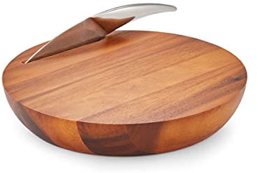 Nambé Harmony - Tagliere per formaggio con coltello