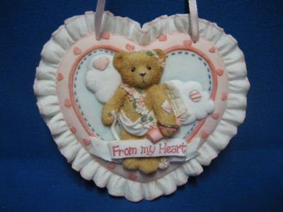 Cherished Teddies Placa jubilada de mi corazón n° 104116 circa 1994