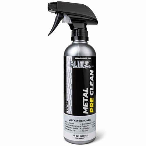 Rust Remover for Metal and Wheel Cleaner, Liquid Trigger Spray 473ml, Industrial Strength Spray Used for Rust Converter, Alloy Wheel Cleaner, Silver, Chrome and Brass.