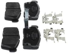 Bosch Automotive BP408 Bremsbeläge - Vorderachse - ECE-R90 Zertifizierung - vier Bremsbeläge pro Set, black (0 986 494 618)