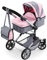 Bayer Design 1850800 Puppenwagen, grau/rosa