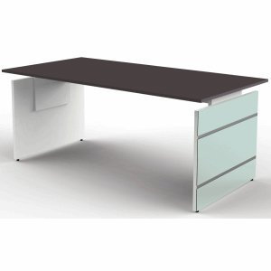 Kerkmann Schreibtisch Aveto Wangengestell 180x80x68-76cm höhenverstellbar anthrazit