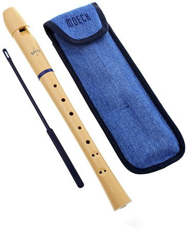 FLAUTA DULCE SOPRANO - Moeck (1021) (Flauto 1 Sintetico) (Barroca) (2 Piezas)