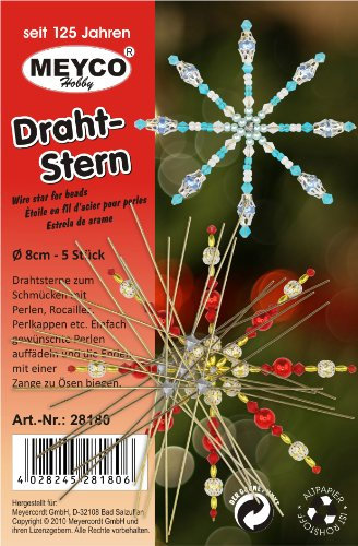 Meyco Drahtsterne 15cm - 5 Stück