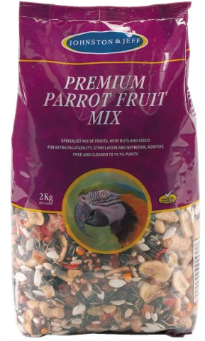 J&j Premium Parrot Fruit Mix 2kg (Pack of 6)