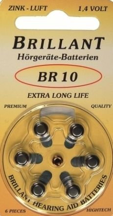 Brillant Brillant BR 10 Hörgerätebatterien x60