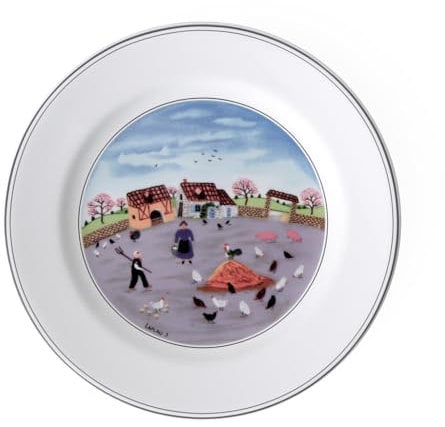 Villeroy & Boch 10-2337-2644 Assiette à Dessert Porcelaine Gris 22 x 23 x 7 cm 1 Assiette