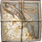 nella-mode wunderschönes & elegantes NICKITUCH, Tuch, Halstuch Paisley-Muster, 53x53 cm, Braun