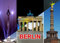 BERLIN BEI TAG UND NACHT Lentikular-Postkarte mit Wechselbildern vom Brandenburger Tor, Fernsehturm und Siegessäule von Edition Colibri (10121)