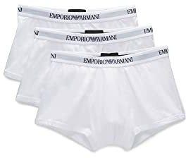 Emporio Armani 3-Pack Trunk White/White/White XL (US 37-38 Waist)