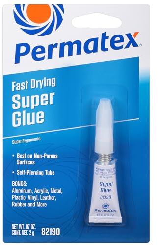 Permatex 82190 Super Glue, 2 g, Blue