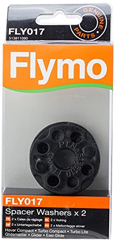 Flymo FLY017 - Lotto di 2 dischi per tosaerba, a cuscino d'aria