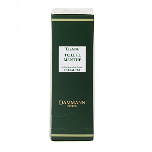 DAMMANN FRERES - LIME BLOSSOM PEPPERMINT (tiglio menta piperita) - 4 x 24 sacchetti Cristal®