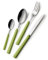 Set posate fast in acciaio inox, 24 pezzi Bianco