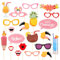21er Set Summer Party Sommerfest Fotorequisiten Booth Props von SUNBEAUTY