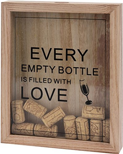 Trendkontor Flaschenverschluß Sammelkasten für Wein oder Bier (Wein)