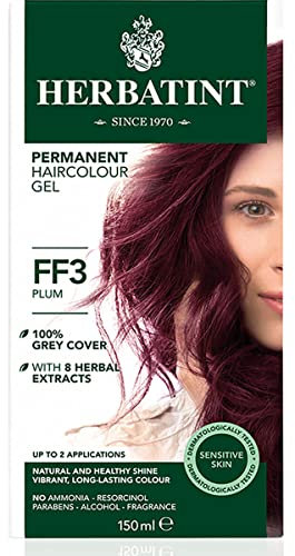 Herbatint Haarfarbe FF3 Haarfarbe „Pflaume“, 150 ml