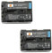 DSTE 2pcs NP-QM71D Rechargeable Camcorder Li-ion Battery Compatible for Sony CCD-TRV350 CCD-TRV608 DCR-DVD100 DCR-DVD101 DCR-DVD200 Camera as NP-FM50 NP-FM55H NP-FM70 NP-FM90 NP-QM91