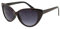 retroUV® - Tupfen Katzenauge Frauen Mod Mode Super Cat Sonnenbrille (Schwarz Rot-Punkt mit retroUV® Beutel)