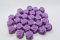 50 x Mini Rose Soap - Wedding Birthday Party Favours - Scented - BULK Oq (Purple - Bee Happy)