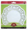 SET DI 12 PEZZI - SOTTOTORTA CENTRINO CARTA DOLCI Pasticceria colore BIANCO - Diametro 32 cm