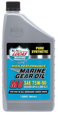 Lucas Oil 10652 Marine Gear Oil M8, 946 ml