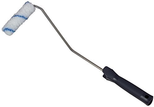 Color Expert 53780501 Special Acrylic Rabbit Foot Radiator Roller Length 100 mm Striped Blue