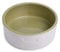 Petface Ceramic Dog Bowl with Bone Design, Cream/Green, 15 cm (Pack of 1)