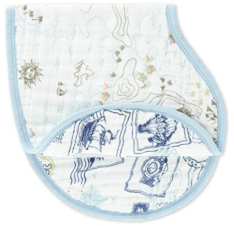 aden + anais 9157G Single Organic Burpy Bib Warrior Finn