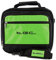 Bush 10 Slim line Dual Screen Portable DVD Portable DVD Player Twin Compartment Case Bag by TGC ® (Electric Green & Black)