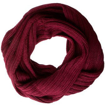 CODELLO Herren Loop Schal MEN in Weinrot Größe OS