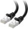 Cable Matters Snagless Long Cat6A (SSTP, SFTP) - Cable de Ethernet apantallado, 15 m, color negro