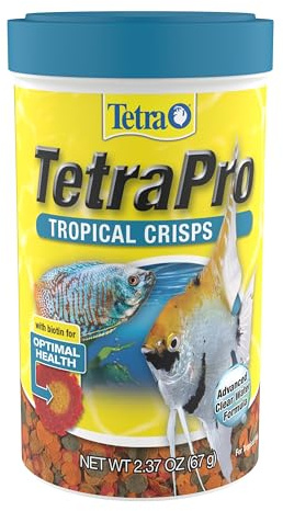 Tetra 77072 TetraPRO Tropical Crisps for Fishes, Net wt 2.37 oz