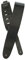 D'Addario Planet Lock Gitarrengurt für Akustik- und E-Gitarren, Schwarz Satin