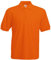 Fruit Of The Loom Men's SS033M Short Sleeve Polo Shirt, Orange, Large