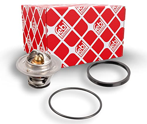 febi bilstein 17350 Thermostat mit O-Ring und Dichtung, 1 Stück | Kompatibel mit: IVECO DAILY I Kasten, DAILY I Pritsche/Fahrgestell, DAILY II Bus, DAILY II Kasten