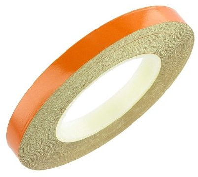 Aufkleber Felge Rand STR8 5x9000mm - orange